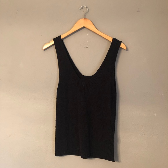 Springdale Sweater Tank in Black - Picture 3 of 5